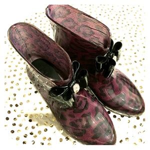 Dizzy nordstrom bow rain boots